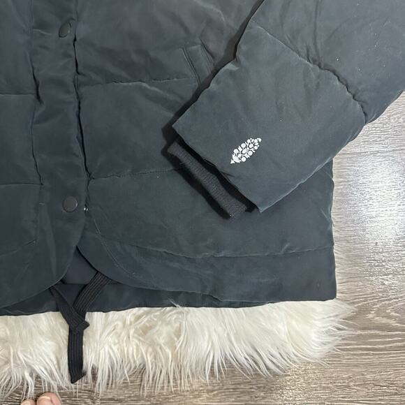 FP Movement Free People Womens Chill Factor Puffer Coat Size Medium in Black - Picture 10 of 12